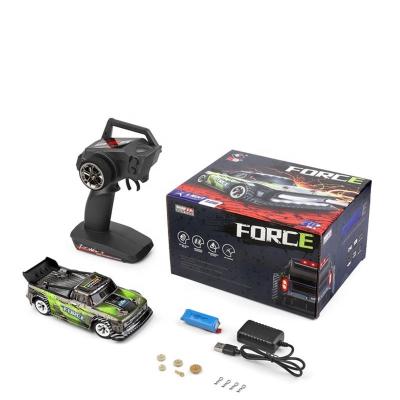 China App Controlled 1:28 Short 4wd Full Truck Alloy Electric Chassis With Led Lights Drift Car Boy Racing Remote Control Model for sale