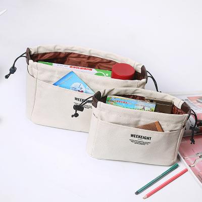 China Eco-friendly Waterproof Cosmetic Bag Custom Drawstring Luxury Makeup Bags Wash Bag for sale