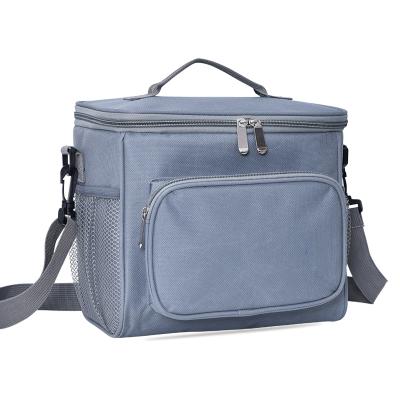 China Custom Cooler Picnic Lunch Box Oxford Logo Tote Cooler Backpack Waterproof Insulated Lunch Bag for sale