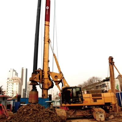 Chine Machine hydraulique d'entraînement de pile de haute d'efficacité de l'exploitation d'empilage chenille de projets à vendre