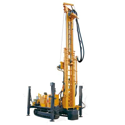 China Hydraulische Wasser-Brunnenbohrung Rig Max Drilling Depth 600m mit Luftkompressor oder Spülpumpe zu verkaufen