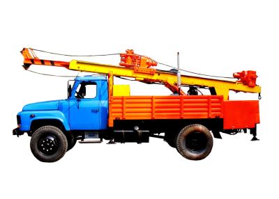 China Mobile-Ölplattform-Multifunktionsbohrungs-Rig For Coring Or Water-Brunnenbohrung des Dieselmotor-Loch-300mm zu verkaufen