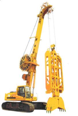 China Gancho agarrador subterráneo de la pared del diafragma de Crawler Mounted los 70m del excavador en venta