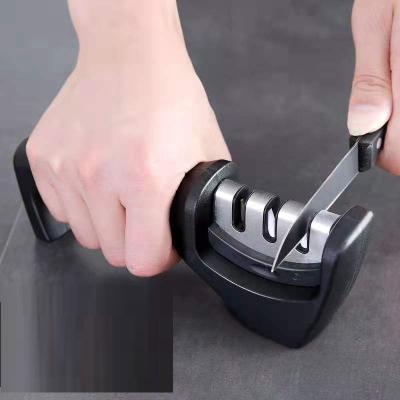 China Home Factory Kitchen Knife Sharpener Wholesale Good Quality Professional Manual Kitchen Knives Sharpening Tool for sale