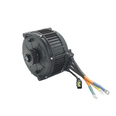 China Single Wheel Pre-Order QSMOTOR QS165 35H 5000W 72V 100KPH IPM PMSM Mid Drive Motor For Dirtbike Lightbike Adult Electric Motorcycle Offroad for sale