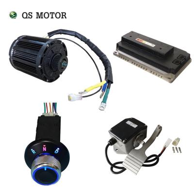 China QS 138 90H 4000W Waterproof Motor Kit 7500W Max Continuous Rated Optional Air Cooling Mid Drive Motor With Controller EM200sp Kits for sale