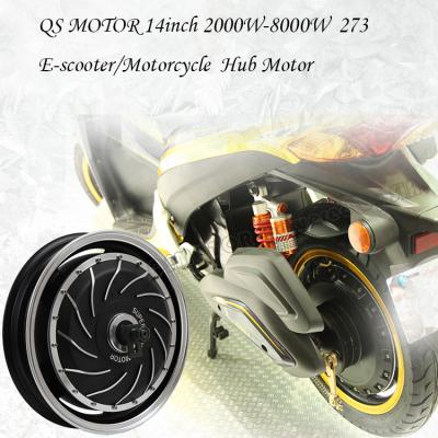 China IP54 14inch 7000W 273 50H V2 BLDC Electric Scooter Motorcycle Hub Motor for sale