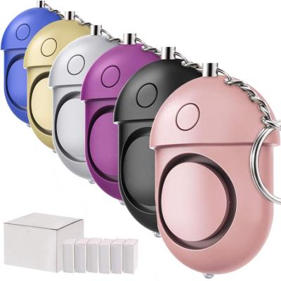 China ABS Amazon Top Selling Sound Personal Security Alarm Security Panic Self Defense Key Chain for sale