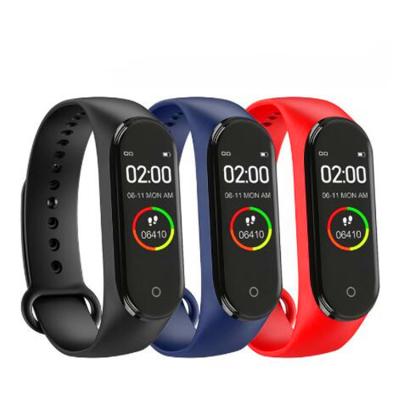 China Genuine Waterproof Heart Rate Fitness Tracker Blood Pressure Health Sport m4 Smart Band M4 for sale