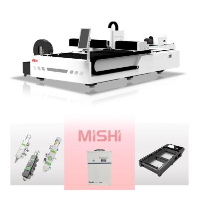 China Mingshi factory price laser iron sheet cnc laser water cooled cutting machine for pipe for sale