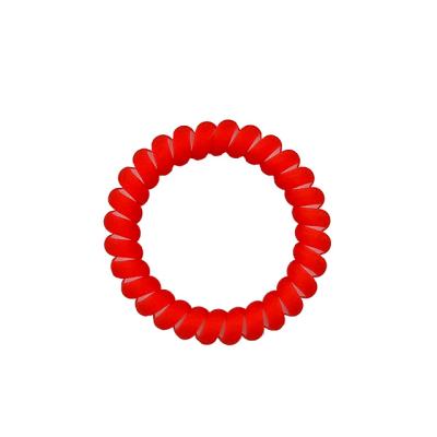 China Hair tie No Crease Clear Creative Telephone Wire Resin Telephone scrunchie Matte for sale