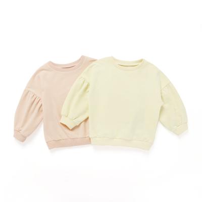 China Fashion Insti Baby Breath Sleeve Tops Kids Clothes Toddler Girls Breathable Teenage Sweatshirts for sale