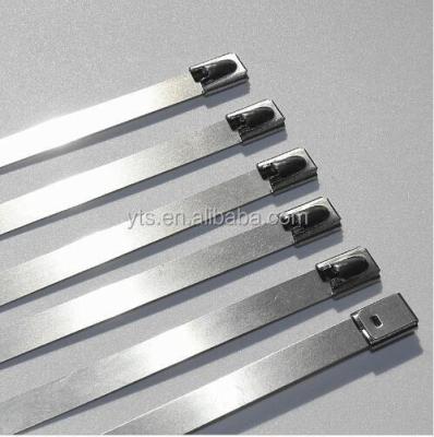 China Easily Hand Release Type Ball-lock Stainless Steel Cable Tie 304 316 for sale