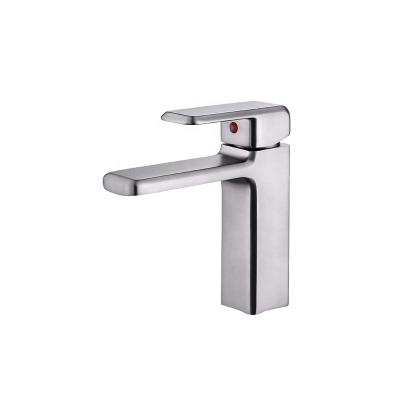 China Hot And Cold Water Single Handle Brass Basin Faucet Other Hot Selling Sanitary Ware for sale