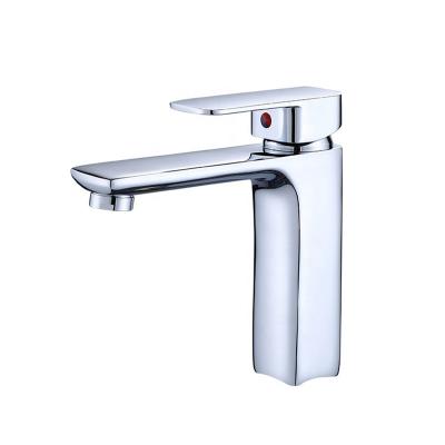 China Other Single Handle Deck Mounted Bathroom Brass Water Saving Lavatory Sink Faucet for sale