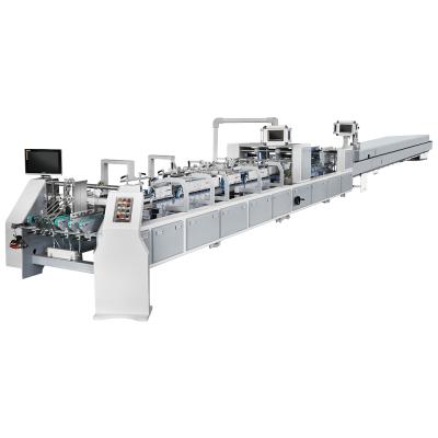 China Multi Functional Food Making Top Grade Flexo Cardboard Box Folding Machine ZH-H1100PC Automatic Corner Folder Gluer for sale