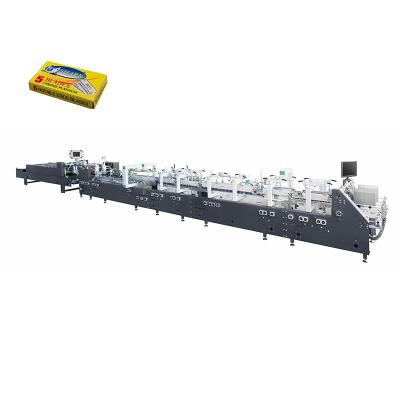 China Automatic Food Crash Locked Automatic Lock Bottom Folder Gluer For Paper Box Making for sale