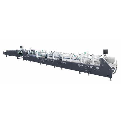 China ZH-L1100PC Food Design Paper Box Gluing Machine For Socks Bag Box for sale