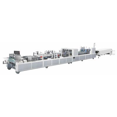 China ZH-A1050 Automatic Food Folder 4 6 Corner Gluer Machine With Higher Coating Speed for sale