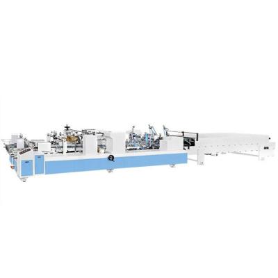 China Packing Machines 4 And 6 Point Carton Sticking Food Box Folder Gluer Machine for sale