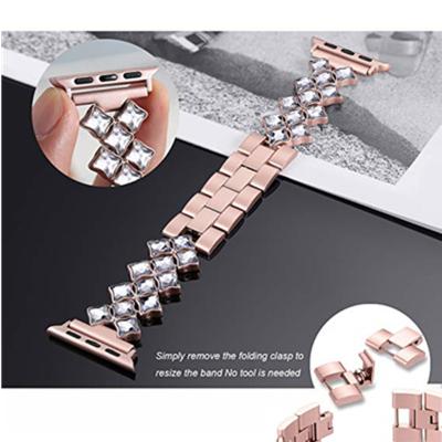 China Wrist Style 38mm Women and Men Band for Apple Watch Band 42mm, Stainless Steel Band for Apple Watch 3 2 1 for sale