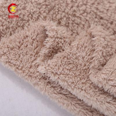 China Eco - Friendly Wholesale SHU Fleece Fabric Double Sided Polyester Velvet Fabric for sale