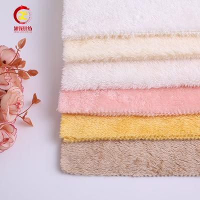 China Wholesale Price Bejirog Anti Pill Brushed Knit Sherpa Fleece Blanket Fabric for sale