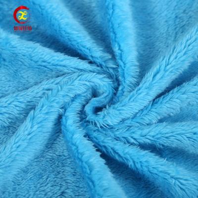 China Fashion Style High Anti Pill Pile Sherpa Blanket Super Soft Fleece Fabric for sale