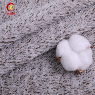 China New Arrival Cation Yarn Warm Anti Pill Sherpa Fleece Blanket Fabric for sale