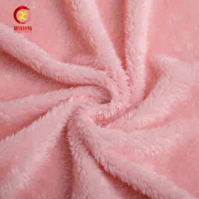 China Anti Pill Online Sale Minky Sherpa Fleece Fabric Roll For Winter Blanket for sale