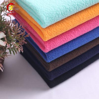 China Eco-friendly 100 free sample cheap two side brushed polyester fleece fabric for sale for sale