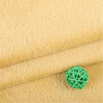 China Soft Cheap Anti Pill Flannel Blanket Brushed Fleece Fabric On Sale for sale