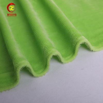 China Fashion 100 Polyester Textile Anti Pill Fabric Crystal Velvet Fabric For Dresses for sale