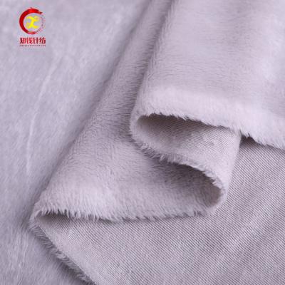 China Eco-friendly 100% polyester velvet fabric design OEM shiny gray velvet fabric for sale