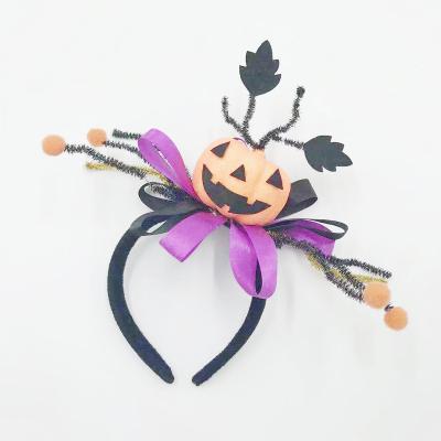 China Cute Halloween Party Hair Accessories Girls Plush Hair Headband for sale