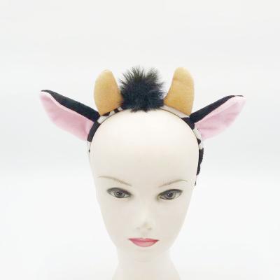 China Halloween Party Supplies Cute Animal Pink Girls Kids Headbands Halloween Headbands Ears Headband Accessories for sale