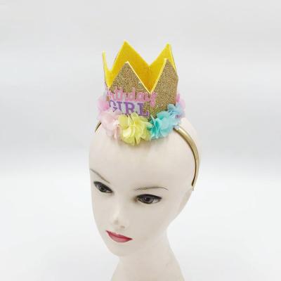 China Birthday Party Chinese Made Birthday Headband Birthday Crown Headband for sale