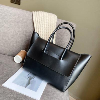 China Lady 2022 Style Large Capacity Customized Large PU Leather Ladies Fashion Tote Bags Female Handbag Shoulder Bag Purse For Women for sale