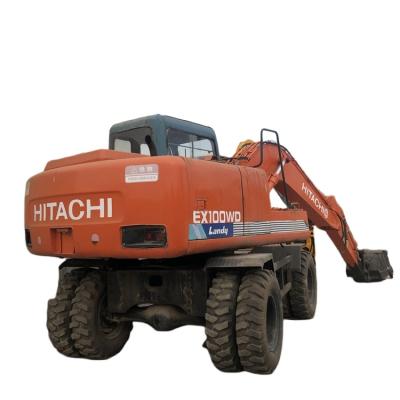 China Lots of used Hitachi 100 wheel excavators for sale, as well as Doosan 150, Komatsu 150, Hitachi 160 and other 0.6 wheel excavators for sale