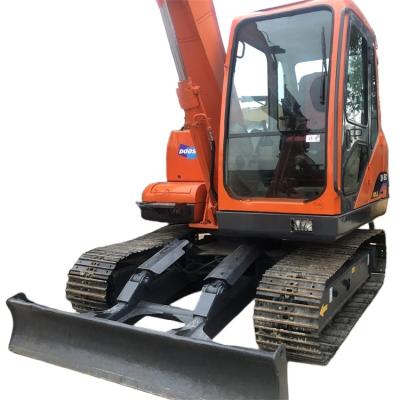 China New Used Doosan 80GO Excavator 8 Tons Small Excavator Backhoe Construction Machinery With Pushing Shovel Crushing Hammer 0.3M™ ³ for sale