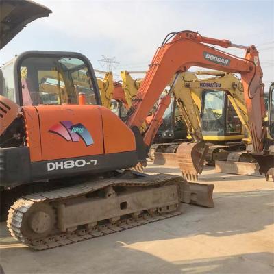 China Doosan 80-7 second-hand excavator 8 tons small excavator official wholesale purchase price is a more affordable 0.3MÂ ³ for sale