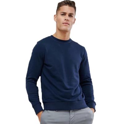 China Anti-wrinkle manufacturing custom design high quality crew neck sweatshirt long sleeve t-shirt for men for sale