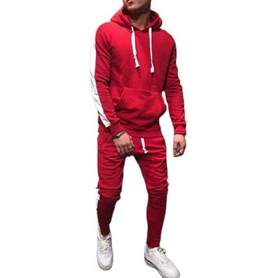 China Manufacture Breathable Custom Design Sport Wear Slim Fit Tracksuit Hoodie Jacket And Pants For Men for sale