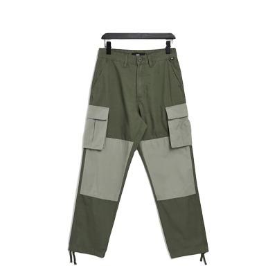 China Manufacturing Breathable Custom Design High Quality Color Block Jogger Pants For Men for sale