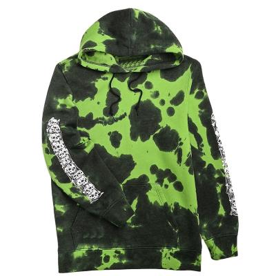 China hot sale oversized men's tie dye cotton wear Anti-wrinkle wear fashion hoodies and sweatshirts for sale