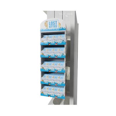 China Eco - Friendly Supermarket Partner Hooks Display Cardboard Recyclable Power Wing Display Corrugated Sidekick Power Wing Display for sale