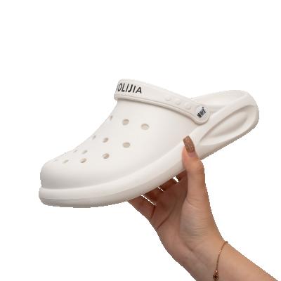 China Spring And Summer New Sale Runway Hole Slippers Light Weight Cheap Warm Leisure Ladies Soft Unique Indoor Sandals Zapatillas Chanclas Sandalias for sale