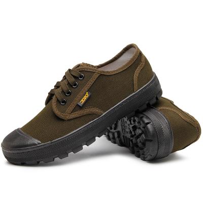 China 2021 Newest Breathable Outdoor Wear Resistant Work Shoes, Camouflage Safety Canvas for Women and Men, All-Season, EU Size 35-43 for sale