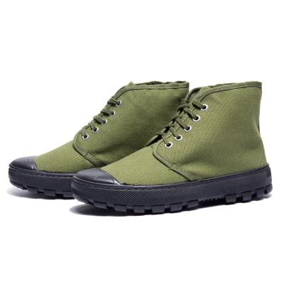 China 3518 Breathable Cheap Outdoor Canvas Shoes, Army Training Trekking High Top Farm Shoes, Plus Size 34 - 45 for sale