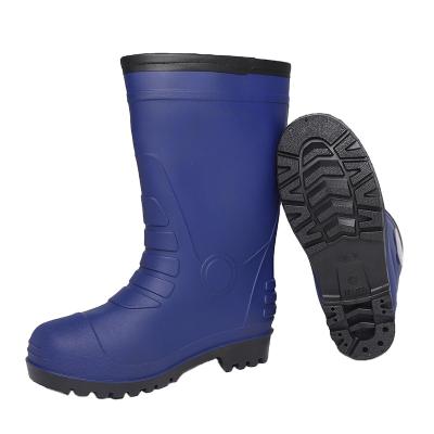 China New Style Waterproof Tube Tops Tube Rubber Shoes Men's Rain Boots Rain Boots Winter Water Shoes Cotton Warm Mid Rise Thick Shoes for sale